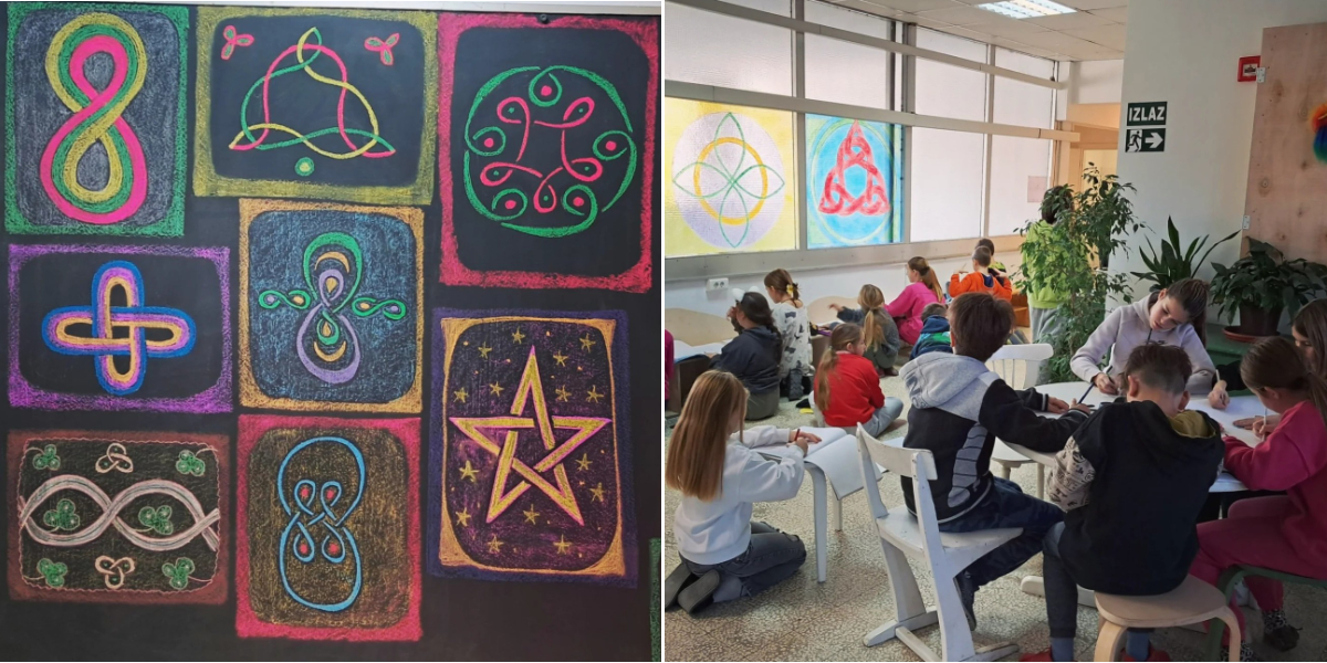 Risanje formi kao nastavni predmet waldorfske pedagogije